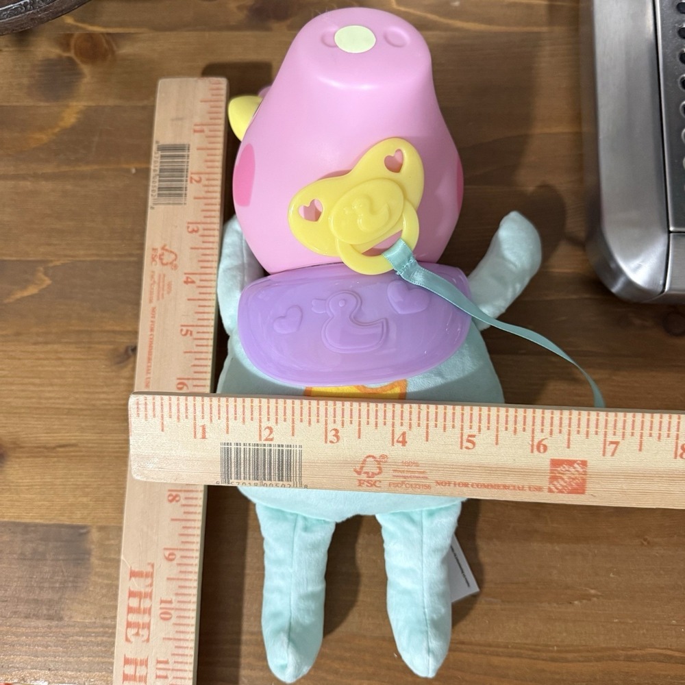 Peppa Pig Oinks & Snuggles Evie Baby Interactive Plush Doll 11" w/ Accessories - Picture 8 of 8